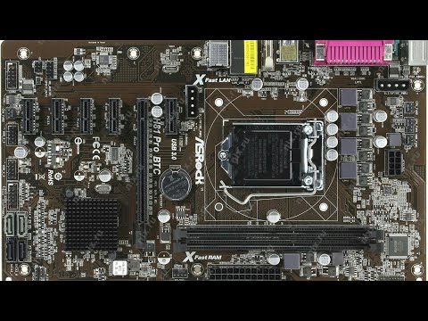 Видео: AsRock H81 Pro BTC не включается. Чиним.