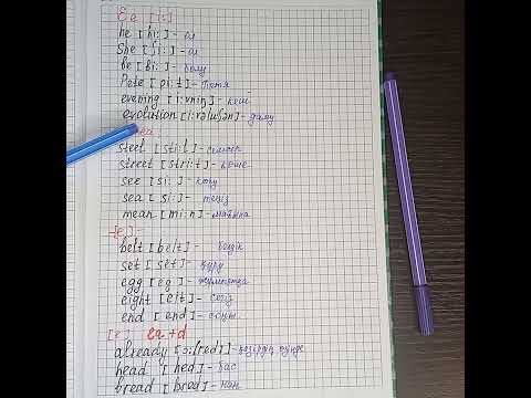 Видео: Ағылшын тілінде оқуды үйрену.Дауысты әріптердің оқылуы.