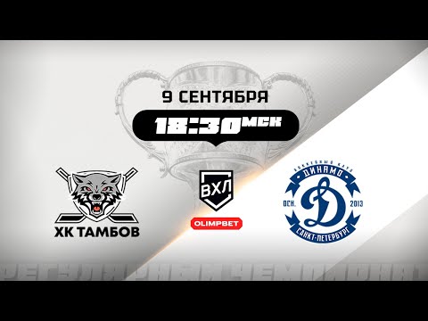Видео: ХК Тамбов (Тамбов) - Динамо (Санкт-Петербург)