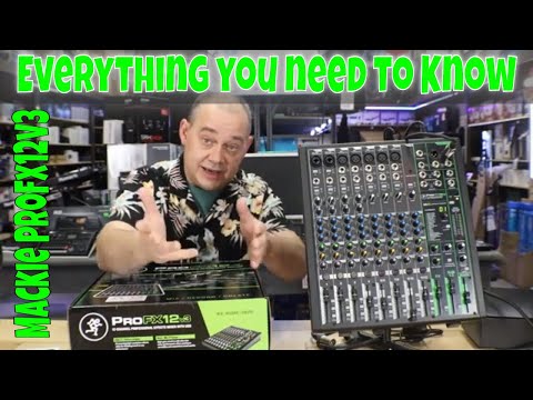 Видео: Новинка! Профессиональный микшер эффектов Mackie ProFx12v3 с USB-портом #mackiegear #mackieartist