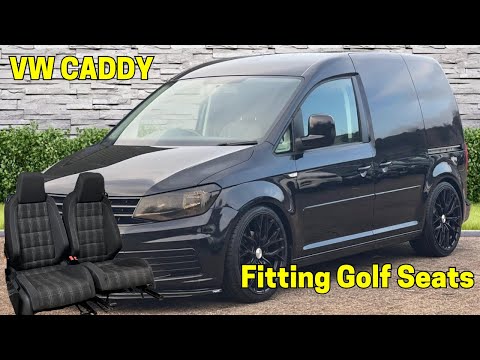 Видео: Установка сидений Golf на Caddy 2k VW: как установить