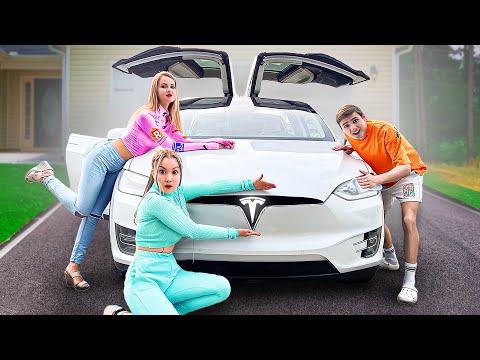 Видео: 24 Часа с Машиной ТЕСЛА! **Фифа VS Света Кемер**
