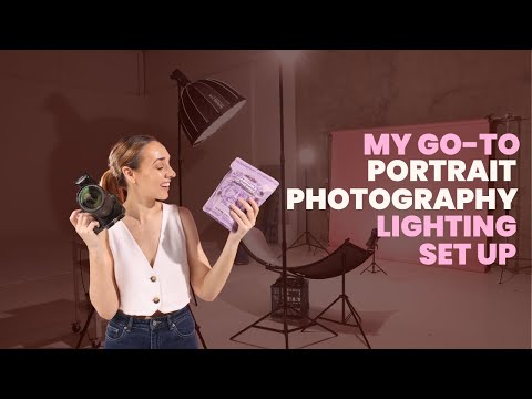 Видео: ПОДРОБНЕЕ Схема освещения для портретной фотосъемки