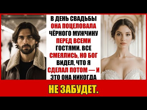 Видео: В ДЕНЬ СВАДЬБЫ ОНА ПОЦЕЛОВАЛА ЧЁРНОГО МУЖЧИНУ ПЕРЕД ВСЕМИ ГОСТЯМИ. ВСЕ СМЕЯЛИСЬ, НО БОГ ВИДЕЛ...