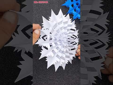 Видео: 5 идей создания бумажных снежинок для уютного Рождества | Простые идеи для всех: снежинки из бумаги