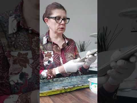 Видео: покраска газетных трубочек