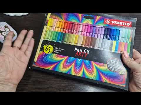 Видео: ХОББИ ВЛОГ№16: Новые фломастеры STABILOPen 68 ARTY/новая точилка для карандашей/карандаши Krayola 24