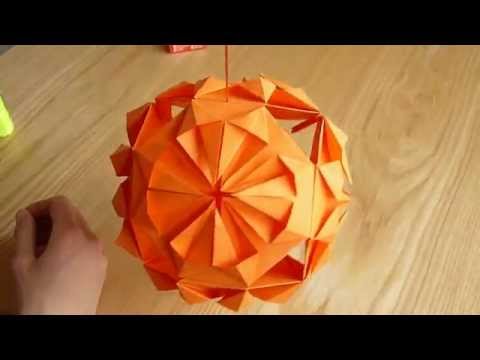 Видео: Как сделать кусудаму. Классическая кусудама./Modular Origami.