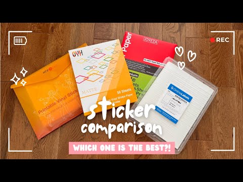 Видео: Сравниваем бренды наклеек: Online Labels vs HTVront vs QYH vs JOYEZA! 🤔