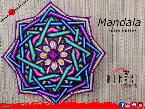 Видео: 👉💖 МАНДАЛА из ткани крест-накрест, супер ПРОСТО, шаг за шагом!