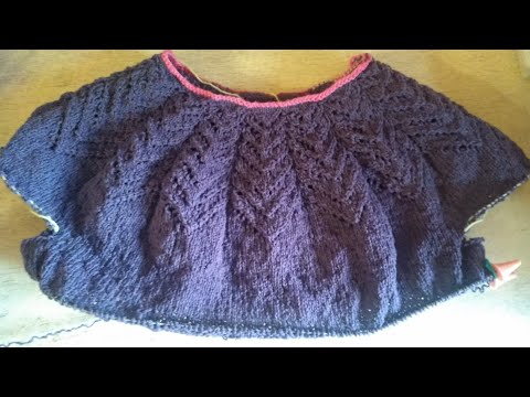 Видео: Как рассчитать петли на рукава и основное полотно при вязании круглой кокетки.