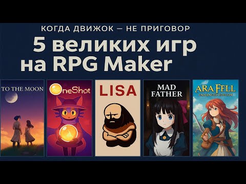 Видео: Вот на что способен RPG Maker MV! Топ игры, которые изменят твоё мнение