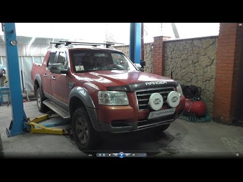 Видео: Замена задней крестовины переднего кардана на Ford Ranger 2,5 TURBO Форд Рейнджер 2007 года
