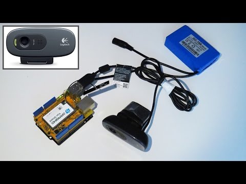 Видео: Как подключить вебкамеру к Arduino для трансляции видео с помощью Dragino Yun Shield