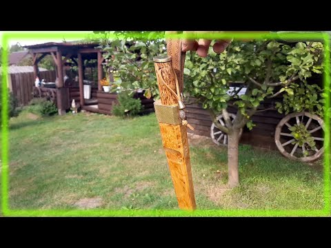 Видео: Ножны из дерева