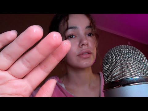 Видео: асмр макияж слюнкой, звуки рта | asmr mouth sounds, breathing 💧
