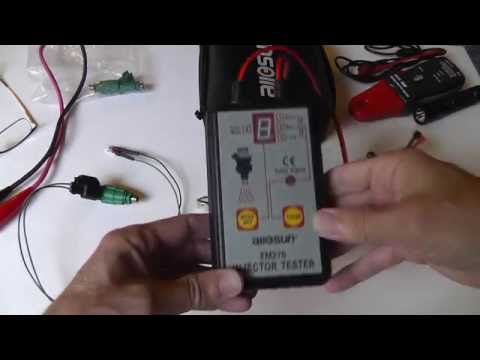 Видео: Тестер топливных форсунок AllSun EM276 (с линейными изменениями тока форсунок)