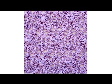 Видео: Узор Карамель спицами