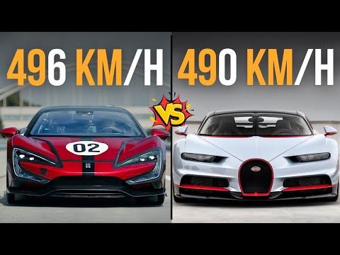 Видео: BYD Yangwang U9 Extreme против Bugatti Chiron Sport | Как BYD превзошёл Bugatti?