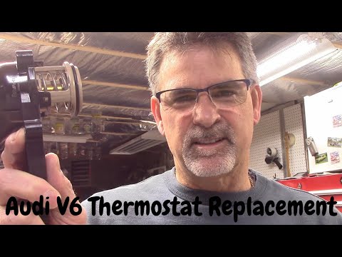Видео: Замена термостата Audi V6