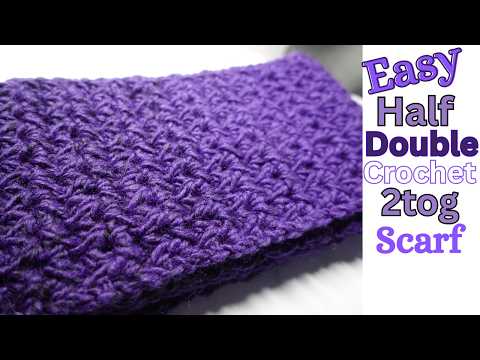 Видео: Как связать крючком теплый и эластичный шарф (повторить ОДИН ряд!)