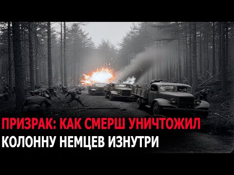 Видео: Как СМЕРШ под видом врага обернул немецкую колонну в пепел