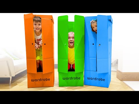 Видео: Прятки по Номерам от Макс и Катя