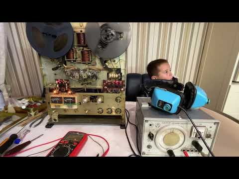 Видео: Reel to reel Снежеть 110 recording, запис