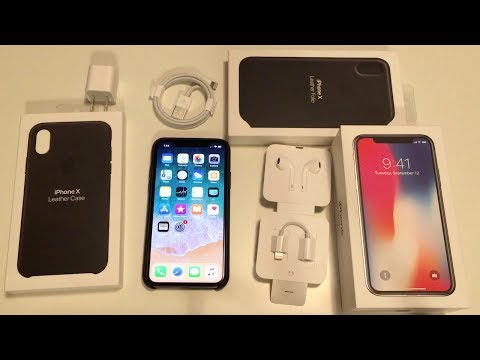 Видео: Распаковка iPhone X: «Космический серый»! (iPhone 10)
