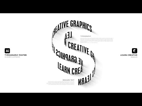 Видео: Плакат с типографикой в ​​Illustrator | Дизайн типографики | Adobe Illustrator 2025