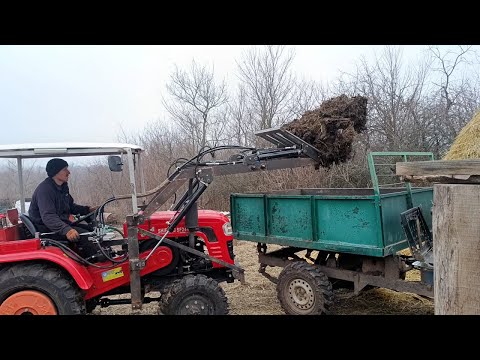 Видео: Загнал его в навоз! Жестокие испытания самодельного погрузчика!