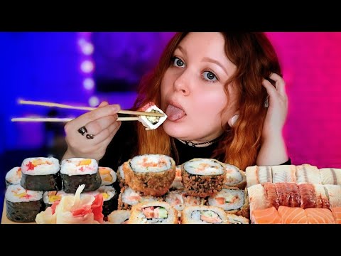 Видео: АСМР кушаю роллы и рассказываю как я травмировала спину 🍣🥢ASMR eating | mukbang | итинг/мукбанг ролл