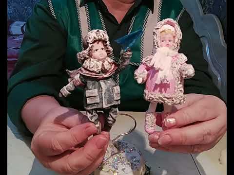 Видео: Обзор Ватных игрушек, Степан и Танюшка. 5ч We make toys out of cotton.