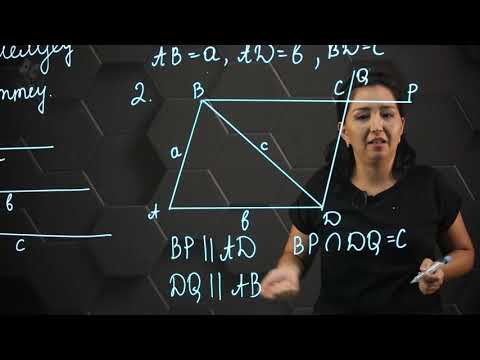 Видео: Төртбұрыштарды элементтері бойынша салу. 8 сынып.