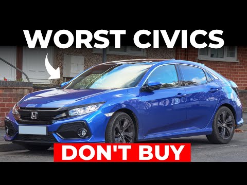 Видео: 3 ХУДШИХ и 4 ЛУЧШИХ Honda Civic | Самые надёжные автомобили для покупки