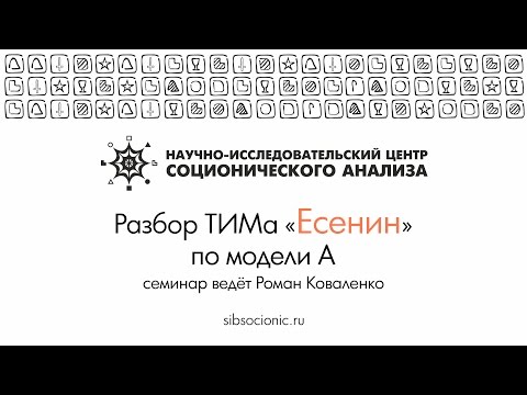 Видео: Есенин: разбор ТИМа по модели А