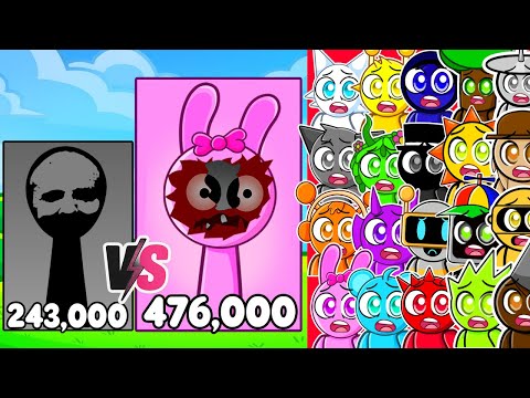 Видео: ФАЗА 2 Сравнение уровней мощности Sprunki!