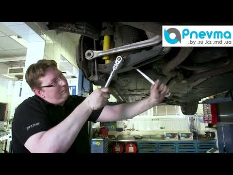 Видео: Инструкции по установке и снятию пневмопружины  Мерседес E-Class W211 задняя ось без рессивера.
