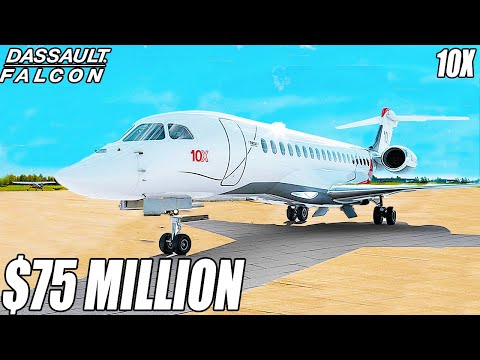 Видео: Внутри Dassault Falcon 10X стоимостью 75 миллионов долларов