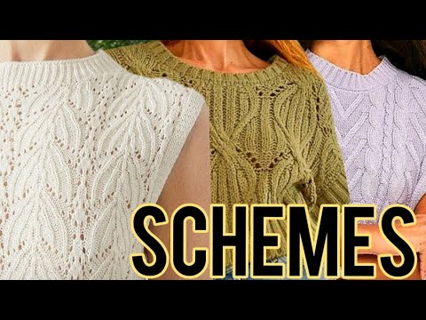 Видео: СХЕМЫ ВЯЗАНИЯ: Шикарные жилеты. KNITTING PATTERNS: Chic vests.