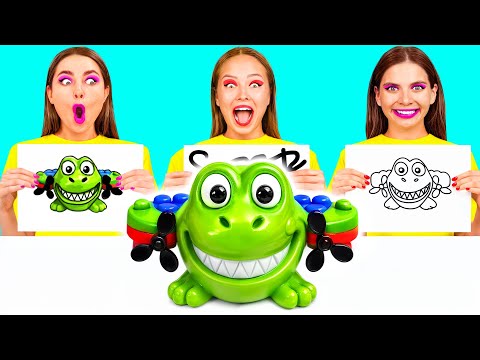 Видео: Кто Лучше Нарисует Предмет, Получит Его | Безумные Пранки и Трюки от DuKoDu Challenge