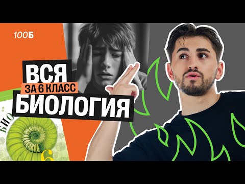 Видео: Весь 6 класс для ОГЭ по биологии за час | Все темы с нуля | Федос Кокос | 100Б