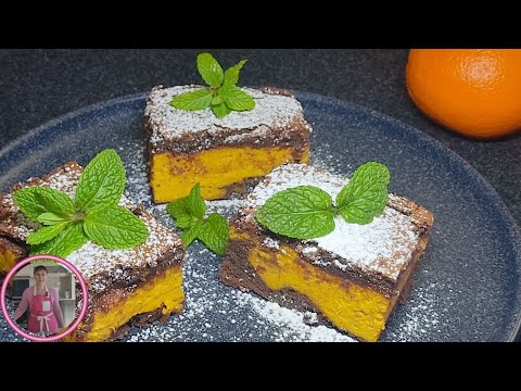 Видео: Брауни чийзкейк с тиква, бърз и лесен за приготвяне. Easy to make cheesecake with pumkin👩‍🍳