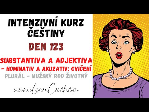 Видео: Курс чешского 123: Знаете ли вы именительный/винительный падеж мужского рода одушевленных слов?