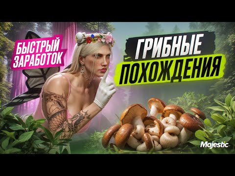 Видео: БЫСТРЫЙ ЗАРАБОТОК НА ГРИБАХ | ГРИБНЫЕ ПОХОЖДЕНИЯ #1 В GTA 5 RP | MAJESTIC RP