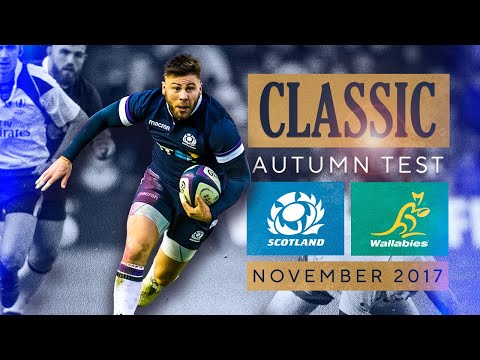 Видео: Классические осенние тесты | Шотландия против Австралии 2017 | Основные моменты