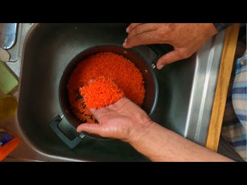 Видео: Икра королевского лосося...Как ее приготовить!