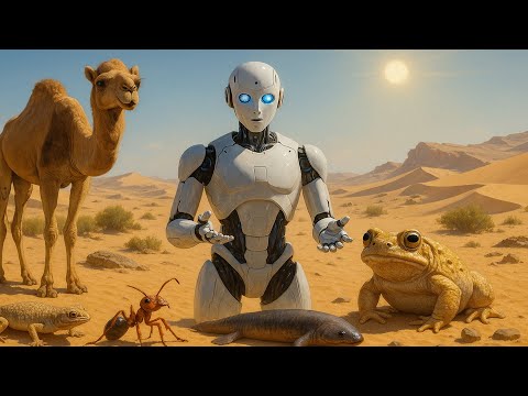 Видео: Мастера выживания среди животных. Робот с ИИ, рассказывает и показывает