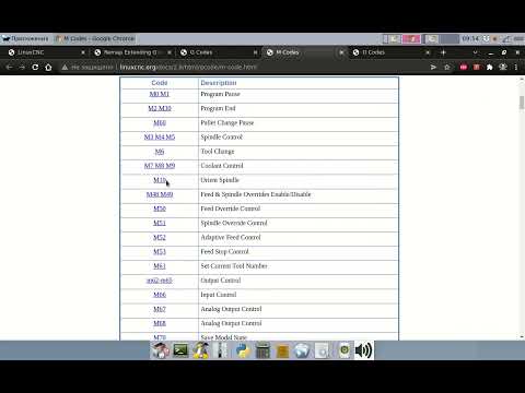 Видео: 006. REMAP в LinuxCNC. Перенаправление команд