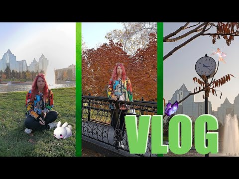 Видео: VLOG))) Красивая осень. Открыли новый парк?